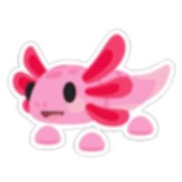 Axolotl Sticker - Ultra-Rare from Pets Plus Sticker Pack